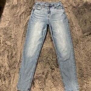 American Eagle Outfitters Light Blue Straight Leg Jeans